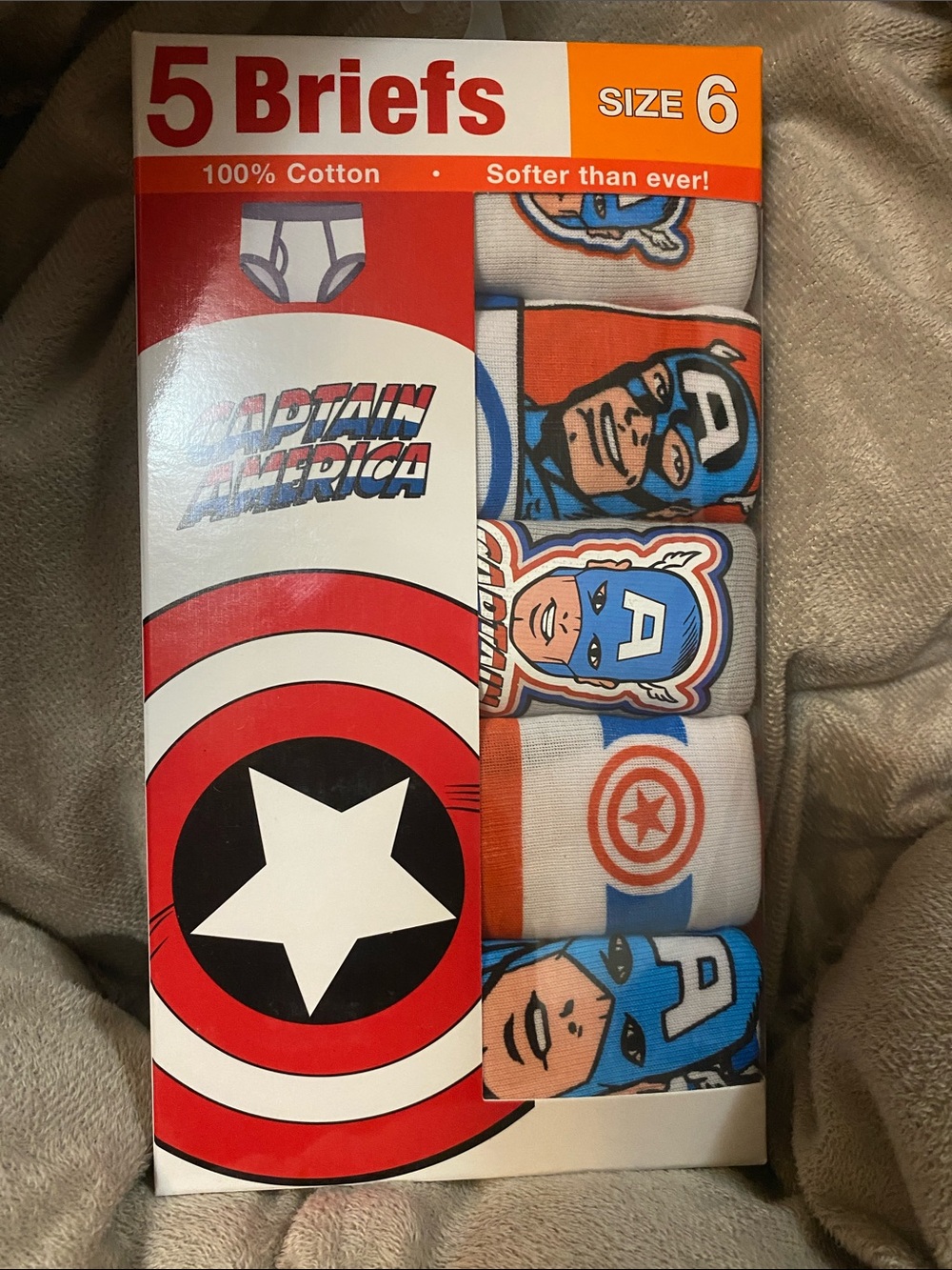 Captain America Cotton Underwear